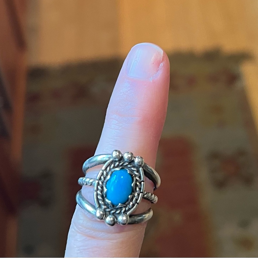 Silver and Turquoise Ring